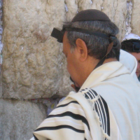 at the wailing wall