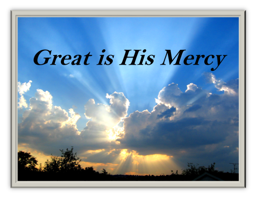 great is his mercy