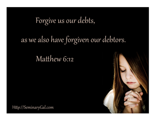 Praying for forgiveness