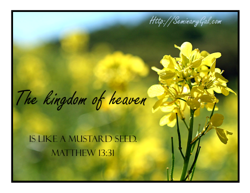 kingdom of heaven is like mustard seed