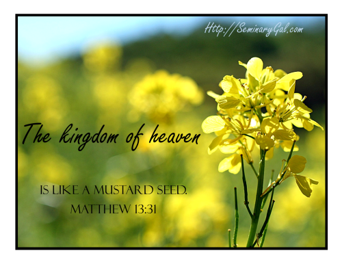 the kingdom of god like a mustard seed