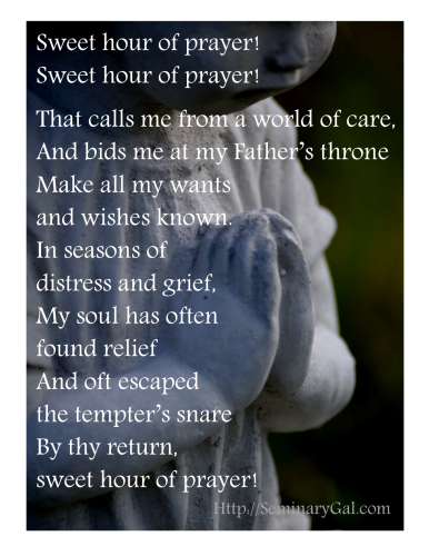 sweet hour of prayer