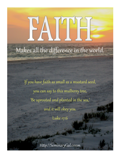 faith makes all the difference