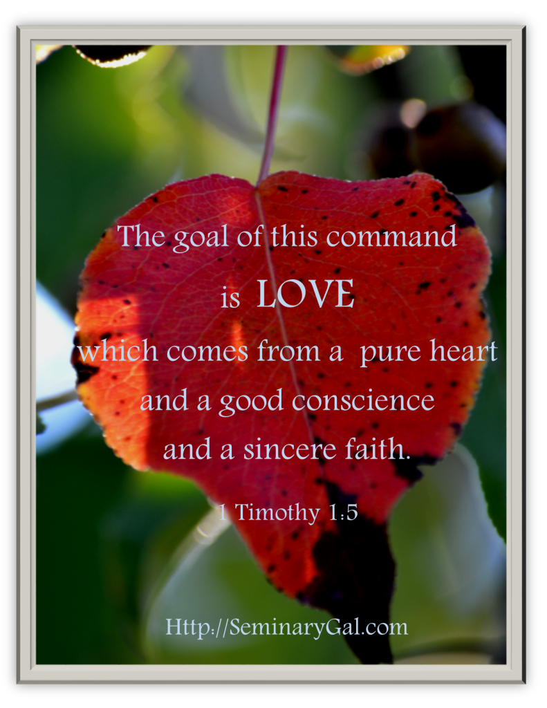 goal of command is love