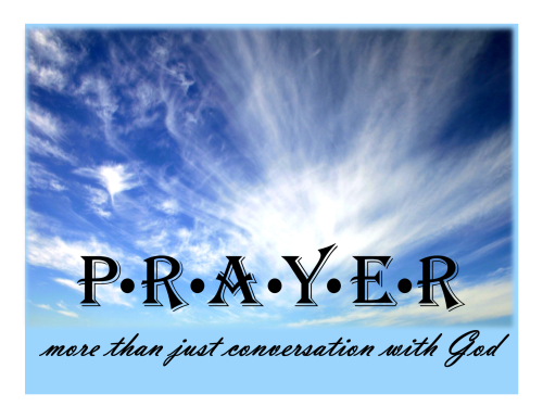 Prayer more than just conversation