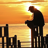 praying at sunrise