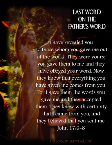 on the fathers word