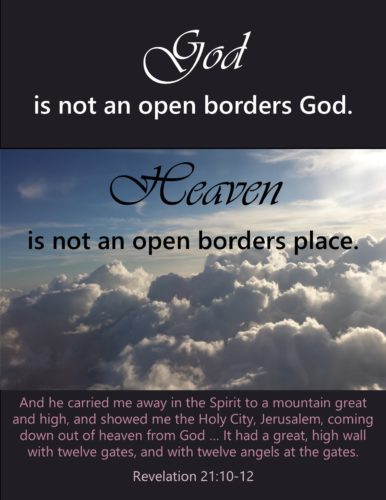 God is not an open border God